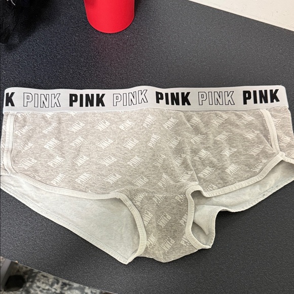 PINK Victoria's Secret Other - PINK Victoria's Secret Gray pre loved panties